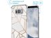 iMoshion Design hoesje met koord Samsung Galaxy S8 - Grafisch Koper - Wit / Goud