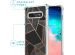iMoshion Design hoesje met koord Samsung Galaxy S10 - Grafisch Koper - Zwart / Goud