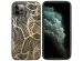 iMoshion Design hoesje iPhone 12 Pro Max - Bladeren / Zwart