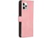 iMoshion Luxe Bookcase iPhone 12 Pro Max - Roze