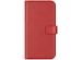 Selencia Echt Lederen Bookcase Samsung Galaxy M31 - Rood