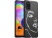 iMoshion Design hoesje Samsung Galaxy A31 - Abstract Gezicht - Wit