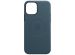 Apple Leather Backcover MagSafe iPhone 12 (Pro) - Baltic Blue