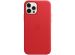 Apple Leather Backcover MagSafe iPhone 12 (Pro) - Red