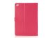 Klavertje Bloemen Bookcase iPad 6 (2018) 9.7 inch / iPad 5 (2017) 9.7 inch - Fuchsia