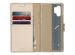 Accezz Wallet Softcase Bookcase Samsung Galaxy Note 10 Plus - Goud