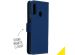 Accezz Wallet Softcase Bookcase Samsung Galaxy A20s - Donkerblauw