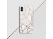 Design Backcover Samsung Galaxy A10 - Grafisch Wit / Koper