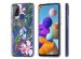 iMoshion Design hoesje Samsung Galaxy A21s - Jungle - Groen / Roze