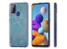 iMoshion Design hoesje Samsung Galaxy A21s - Grafisch Koper / Blauw