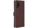 Selencia Echt Lederen Bookcase Samsung Galaxy Note 10 Plus - Bruin