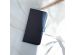 Selencia Echt Lederen Bookcase Galaxy Note 10 Plus - Blauw