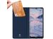 Dux Ducis Slim Softcase Bookcase Nokia 2.4 - Donkerblauw