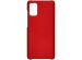 Effen Backcover Samsung Galaxy A41 - Rood