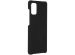 Effen Backcover Samsung Galaxy A41 - Zwart