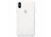 Apple Silicone Backcover iPhone X - White