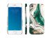 iDeal of Sweden Fashion Backcover iPhone SE (2022 / 2020) / 8 / 7 / 6(s) - Golden Jade Marble
