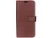 Valenta Leather Bookcase Samsung Galaxy A40 - Bruin