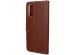 Valenta Leather Bookcase Samsung Galaxy S20 - Bruin
