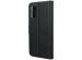 Valenta Leather Bookcase Samsung Galaxy S20 - Zwart