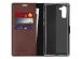 Valenta Leather Bookcase Samsung Galaxy Note 10 - Bruin