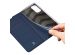 Dux Ducis Slim Softcase Bookcase Oppo Reno4 Pro 5G - Donkerblauw