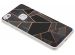 Design Backcover Huawei P10 Lite - Grafisch Zwart / Koper