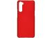 Effen Backcover OnePlus Nord - Rood