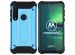 iMoshion Rugged Xtreme Backcover Motorola Moto G8 Plus - Lichtblauw