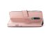 Klavertje Bloemen Bookcase OnePlus 8 - Rosé Goud