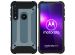 iMoshion Rugged Xtreme Backcover Motorola One Macro - Donkerblauw