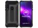 iMoshion Rugged Xtreme Backcover Motorola One Macro - Zwart