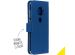 Accezz Wallet Softcase Bookcase Moto G7 / G7 Plus - Donkerblauw