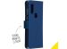 Accezz Wallet Softcase Bookcase Motorola One Vision - Donkerblauw