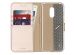 Accezz Wallet Softcase Bookcase OnePlus 7 - Goud