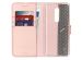 Accezz Wallet Softcase Bookcase OnePlus 7 Pro - Rosé Goud