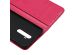 Klavertje Bloemen Bookcase OnePlus 7T Pro - Fuchsia