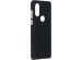 Effen Backcover Motorola One Vision - Zwart