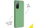 Accezz Liquid Silicone Backcover Samsung Galaxy S20 FE - Green