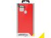 Accezz Liquid Silicone Backcover Samsung Galaxy A21s - Rood