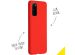 Accezz Liquid Silicone Backcover Samsung Galaxy S20 - Rood