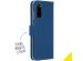 Accezz Wallet Softcase Bookcase Samsung Galaxy S20 - Blauw