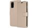 Accezz Wallet Softcase Bookcase Samsung Galaxy S20 Plus - Goud