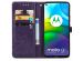 iMoshion Mandala Bookcase Motorola Moto G9 Power - Paars