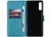 Klavertje Bloemen Bookcase Sony Xperia L4 - Turquoise