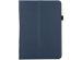 Effen Bookcase iPad Pro 11 (2022) / Pro 11 (2021) / Pro 11 (2020) - Donkerblauw