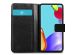 iMoshion Luxe Canvas Bookcase Samsung Galaxy A72 - Zwart