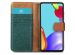 iMoshion Luxe Canvas Bookcase Samsung Galaxy A72 - Groen