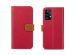 iMoshion Luxe Canvas Bookcase Samsung Galaxy A72 - Rood