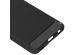 Brushed Backcover Samsung Galaxy A72 - Zwart